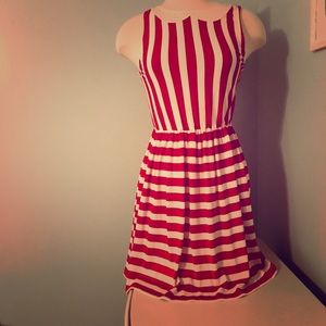 Red striped Dress